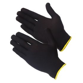 Перчатки нейлоновые черные без покрытия Touch Black 